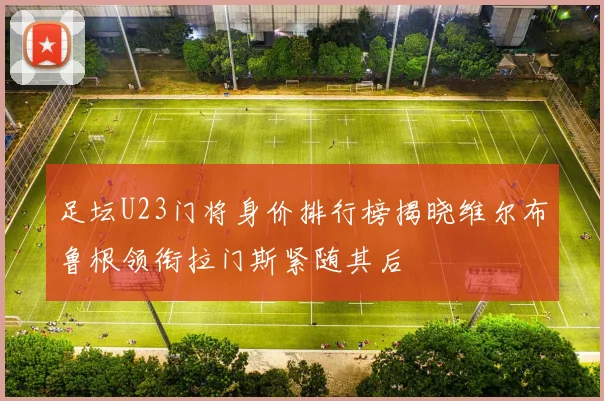 足坛U23门将身价排行榜揭晓维尔布鲁根领衔拉门斯紧随其后